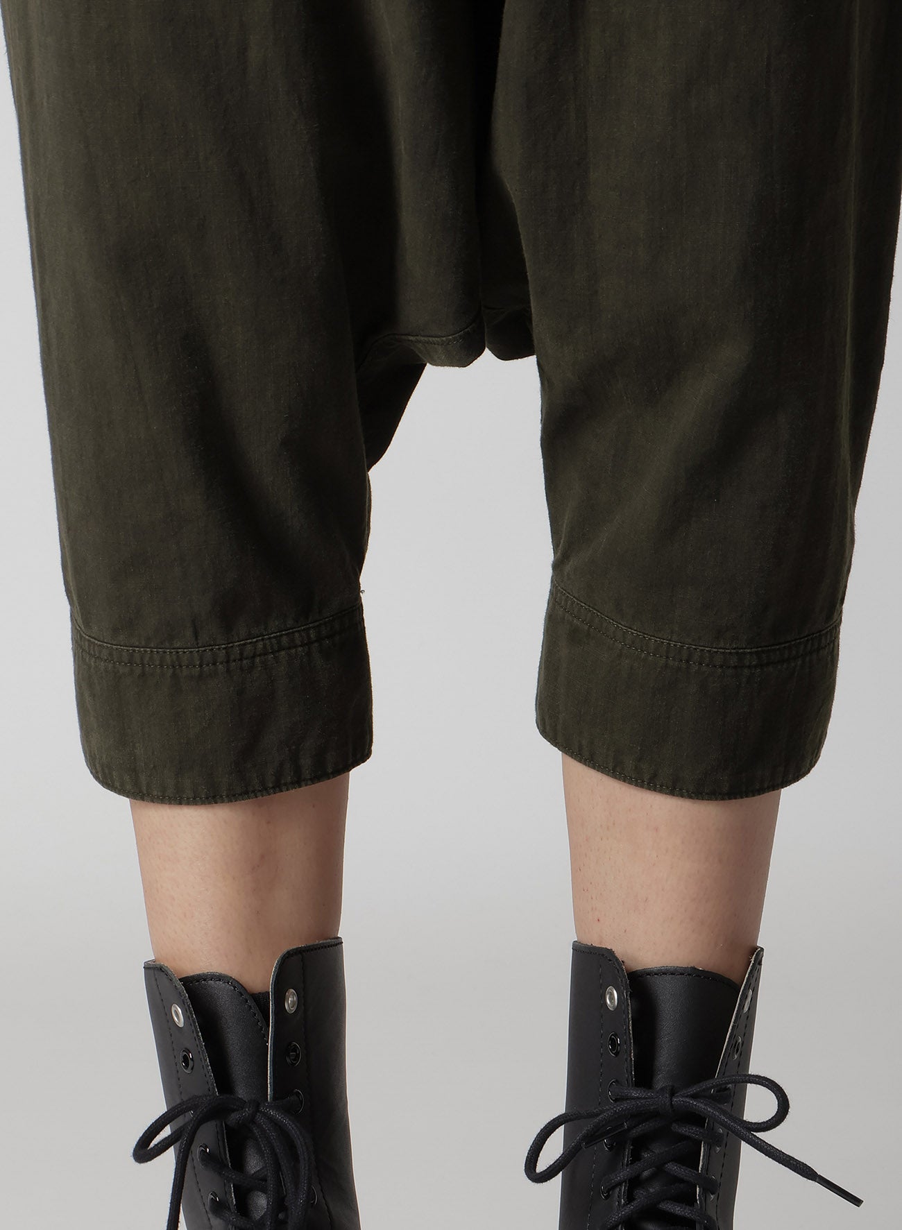 Stylish Cotton Slab Garment Dyed Cuffed Hem Sarouel Pants for Men & Women - Perfect for Casual Wear, Street Fashion, and Boho Outfits