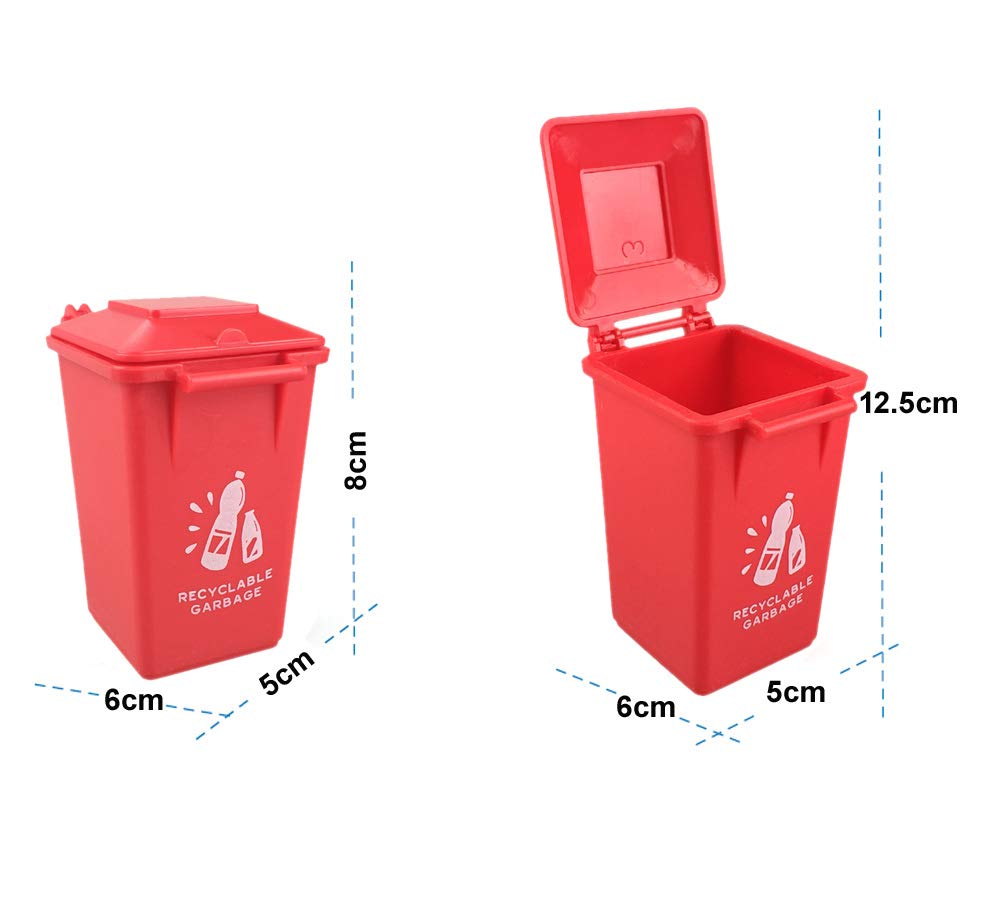 ABS Kids Push Toy Vehicles - Fun Trash Can Toy for Toddlers (Style 5) | Pretend Play, Early Learning & Indoor/Outdoor Playtime