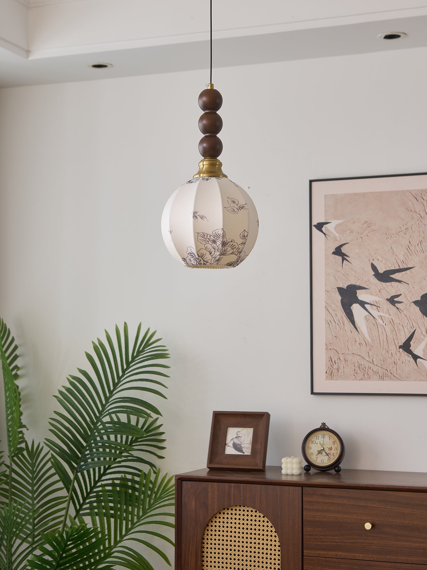 Eloria Modern Pendant Light - Elegant Ceiling Hanging Lamp for Kitchen, Dining Room, Bedroom & Living Room Decor