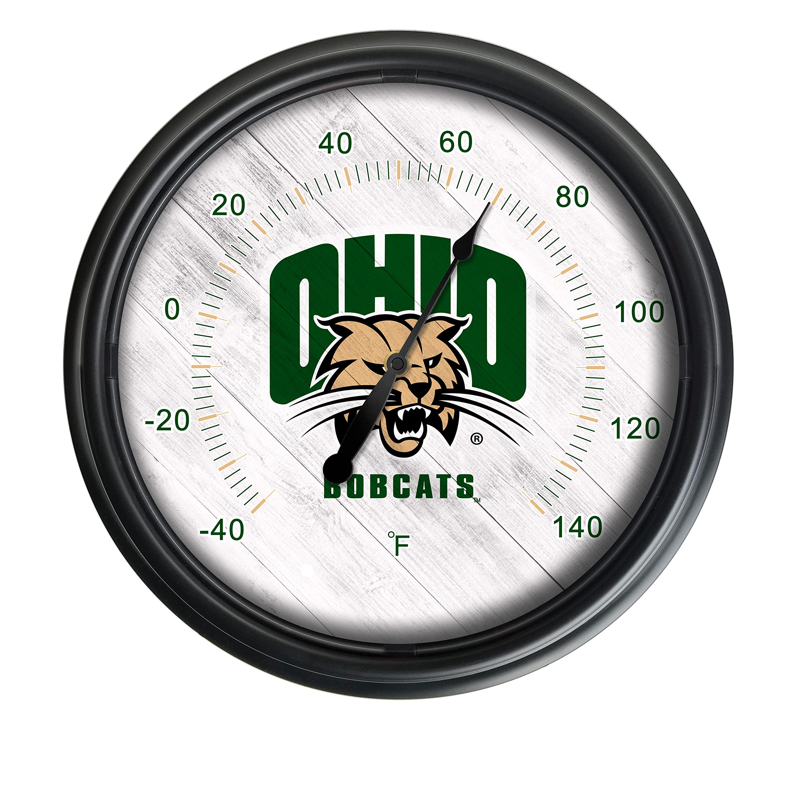 Ohio University Indoor/Outdoor Digital LED Thermometer - Accurate Temperature Gauge for Home, Office, Garden & Patio Use