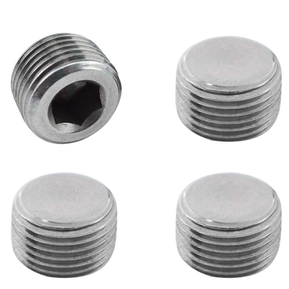 4PCS 304 Stainless Steel 3/8