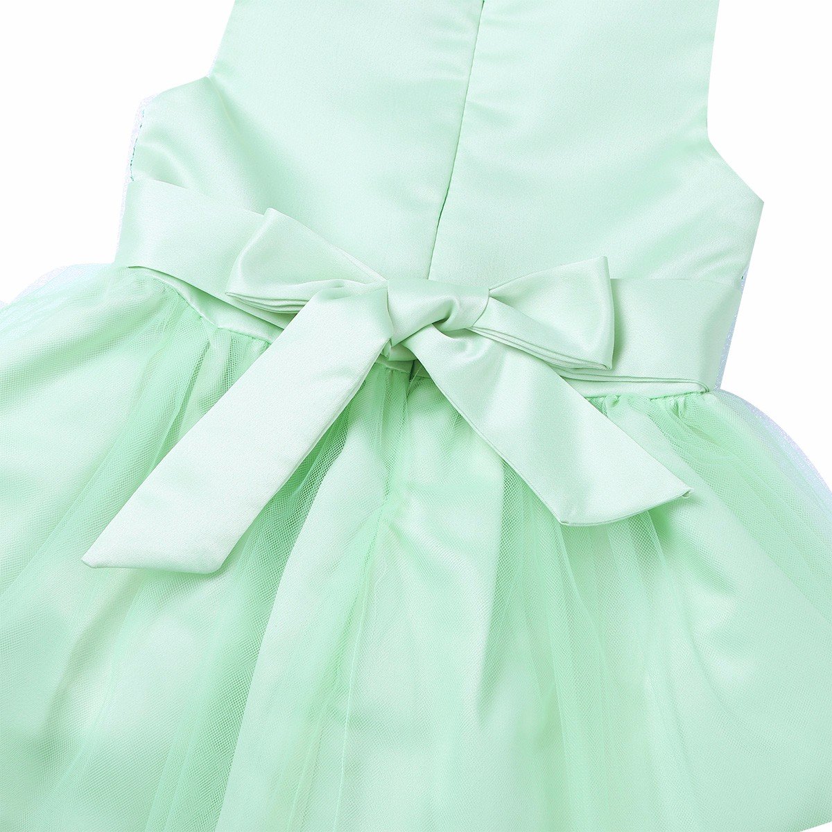 iiniim Baby Girls Sequins Flower Girl Dress for Wedding, Pageant, Birthday Party - Elegant Tutu Princess Dress for Special Occasions & Photo Shoots