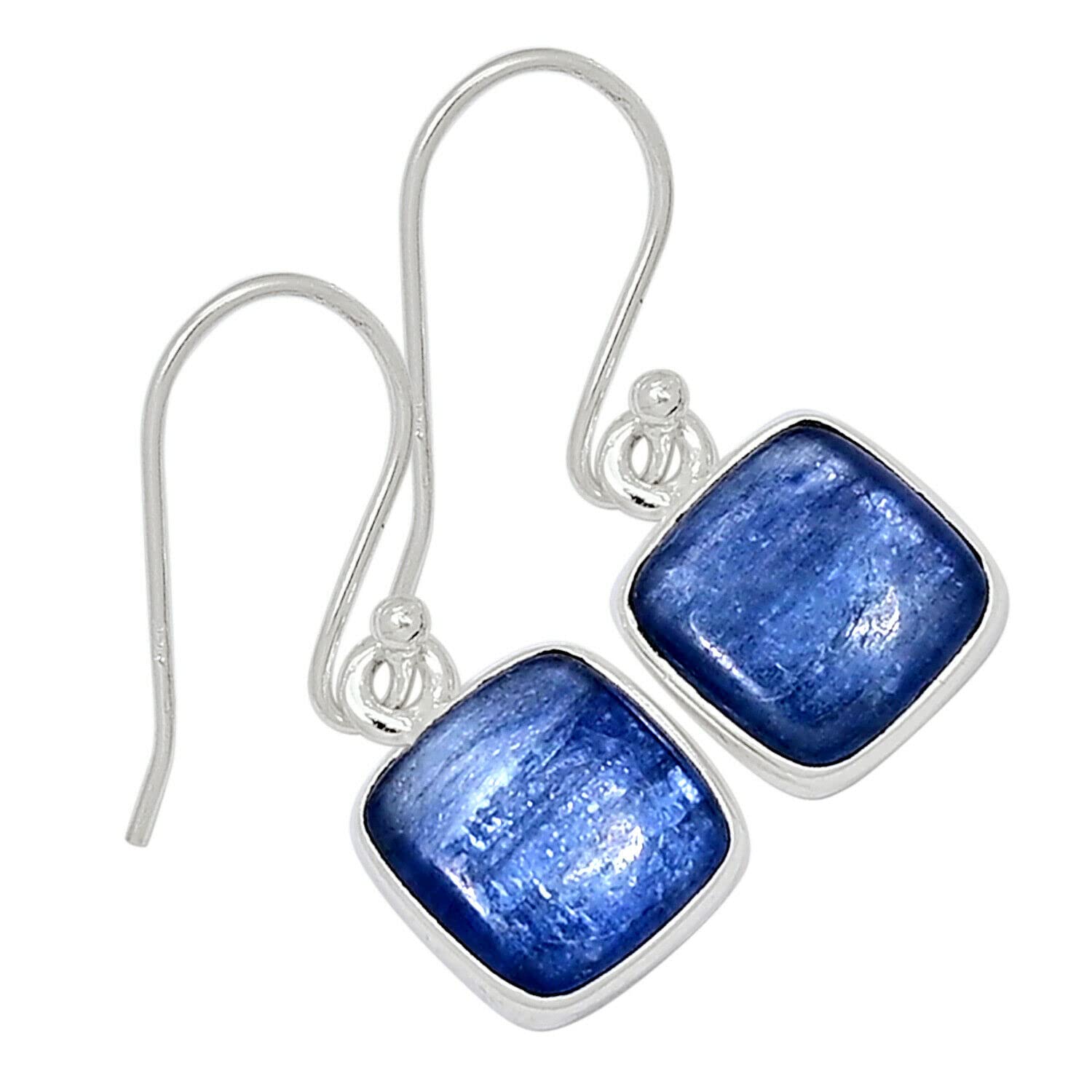 Kyanite 925 Sterling Silver Earrings for Women - Elegant Dangle Ear Jewelry ALLE-6702 | Perfect for Weddings, Parties & Everyday Wear