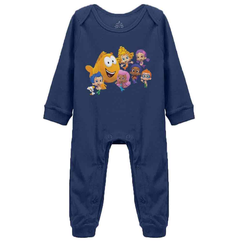 Cute Bubble Guppies Baby Romper - 100% Organic Cotton for Playtime