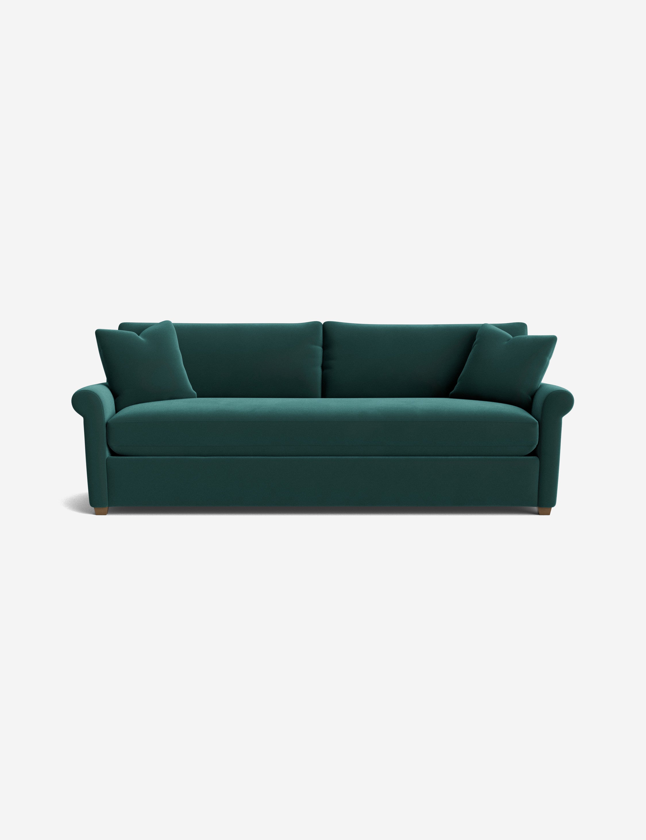Everdeen Sofa - Modern Comfortable 3-Seater Couch for Living Room, Lounge & Office - Soft Fabric Upholstery with Sturdy Wooden Frame - Perfect for Relaxing, Entertaining & Small Spaces