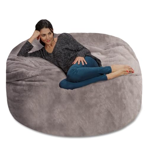 Plush Faux Rabbit Fur - Gray