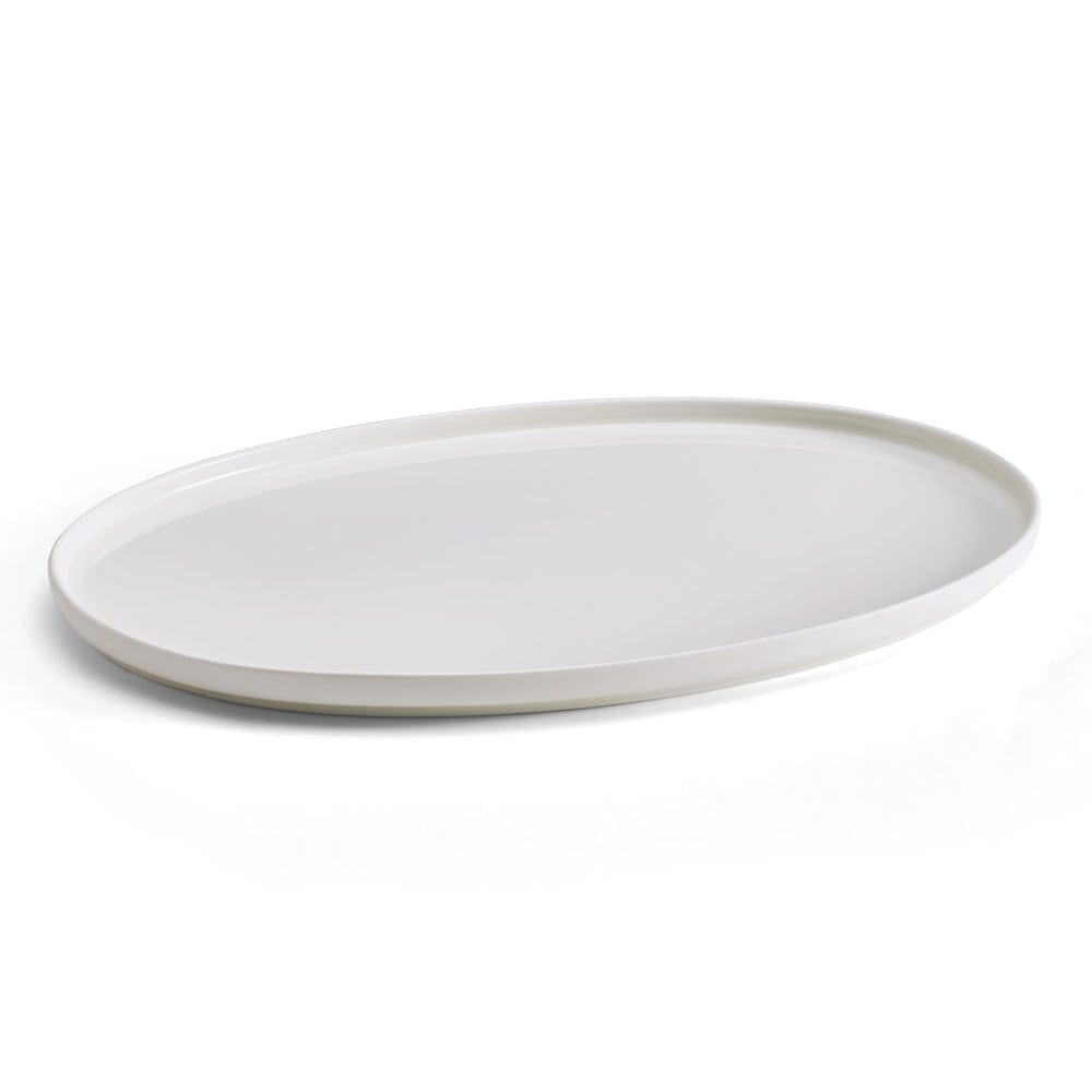 Samantha Oval Platter - Elegant Ceramic Serving Tray for Appetizers, Cheese & Charcuterie | Perfect for Dinner Parties, Entertaining & Holiday Gatherings