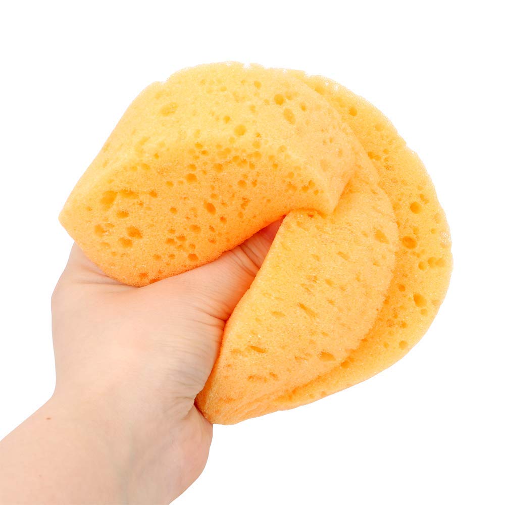 10-Pack Car Wash Sponges - Super Absorbent Microfiber Sponges for Auto Detailing, Cleaning & Waxing - Scratch-Free Car Scrubber for Paint Protection (Perfect for Washing Cars, Trucks & SUVs)