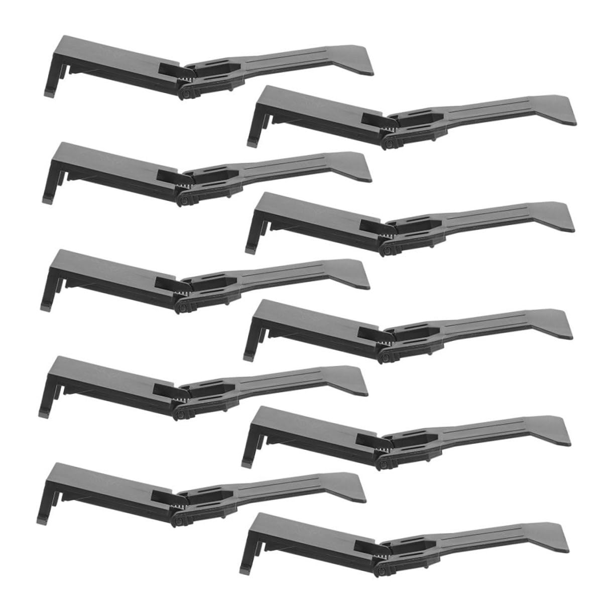 12 Pack Sturdy Plastic Money Clips for Cash Drawer - Retail Cash Register Accessories - Easy Install Cash Tray Insert Clips for Convenient Money Organization in Stores & Restaurants
