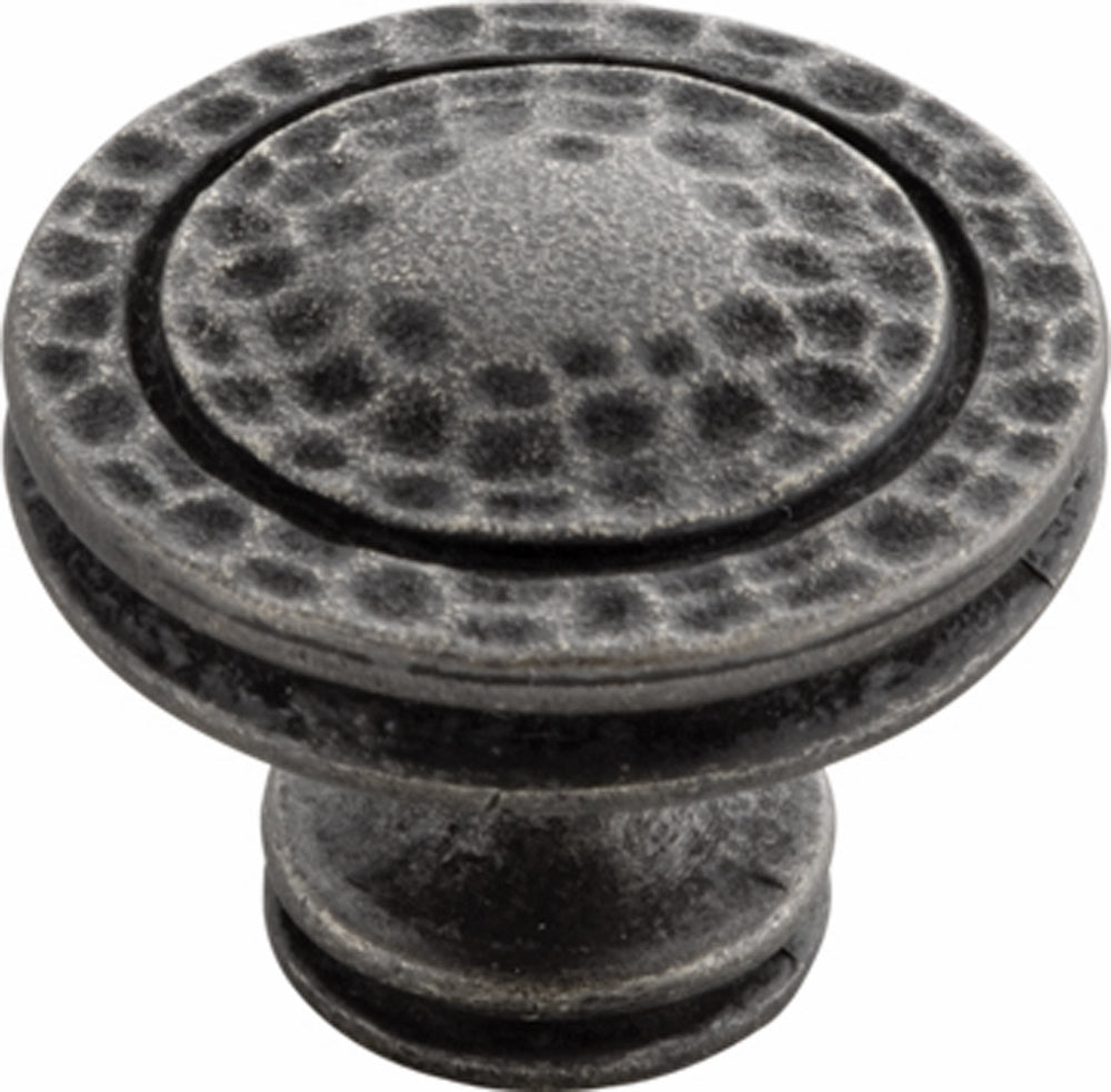 1 3/8 Inch Mountain Lodge Knob - Antique Finish Cabinet Hardware for Rustic Cabinets & Furniture | Perfect for Cabinets, Drawers, and Vintage Home Decor