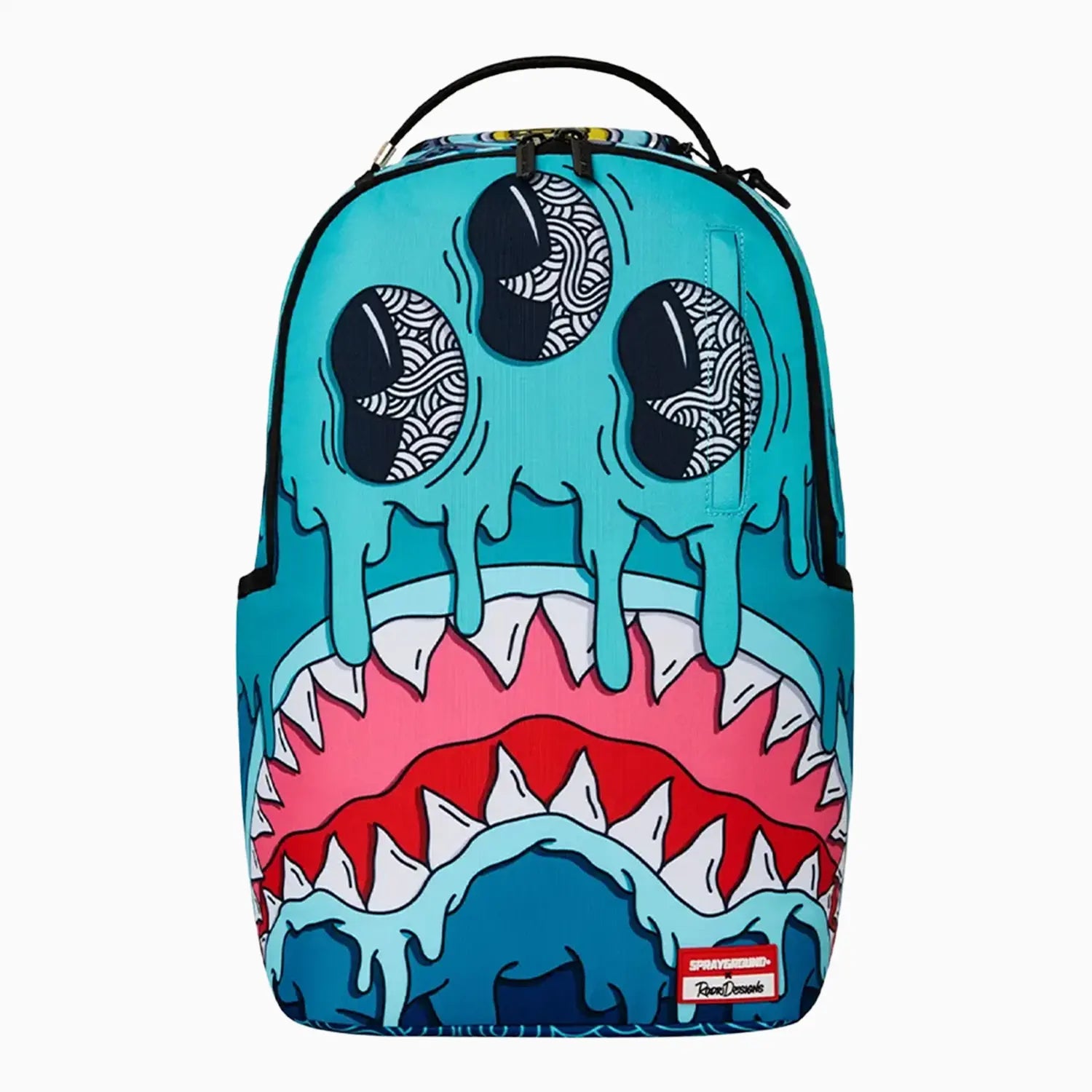 Jorge Rodriguez Blue Dripz Backpack - Waterproof Travel Backpack for Men & Women, Durable Laptop Backpack with USB Charging Port - Perfect for School, Work, Hiking & Outdoor Adventures