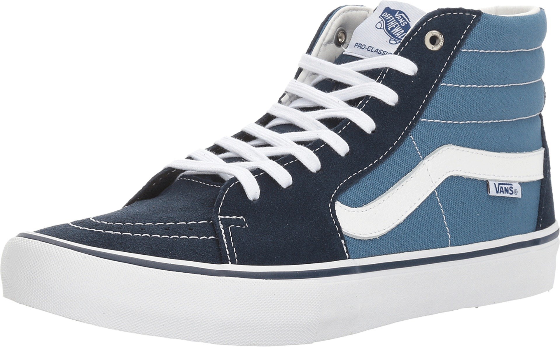 Vans Men's Sk8-Hi Pro Skate Shoes - High Top Sneakers for Skateboarding & Casual Wear | Durable Canvas & Suede, Cushioned Insoles for Comfort | Perfect for Street Style, Urban Fashion & Everyday Use