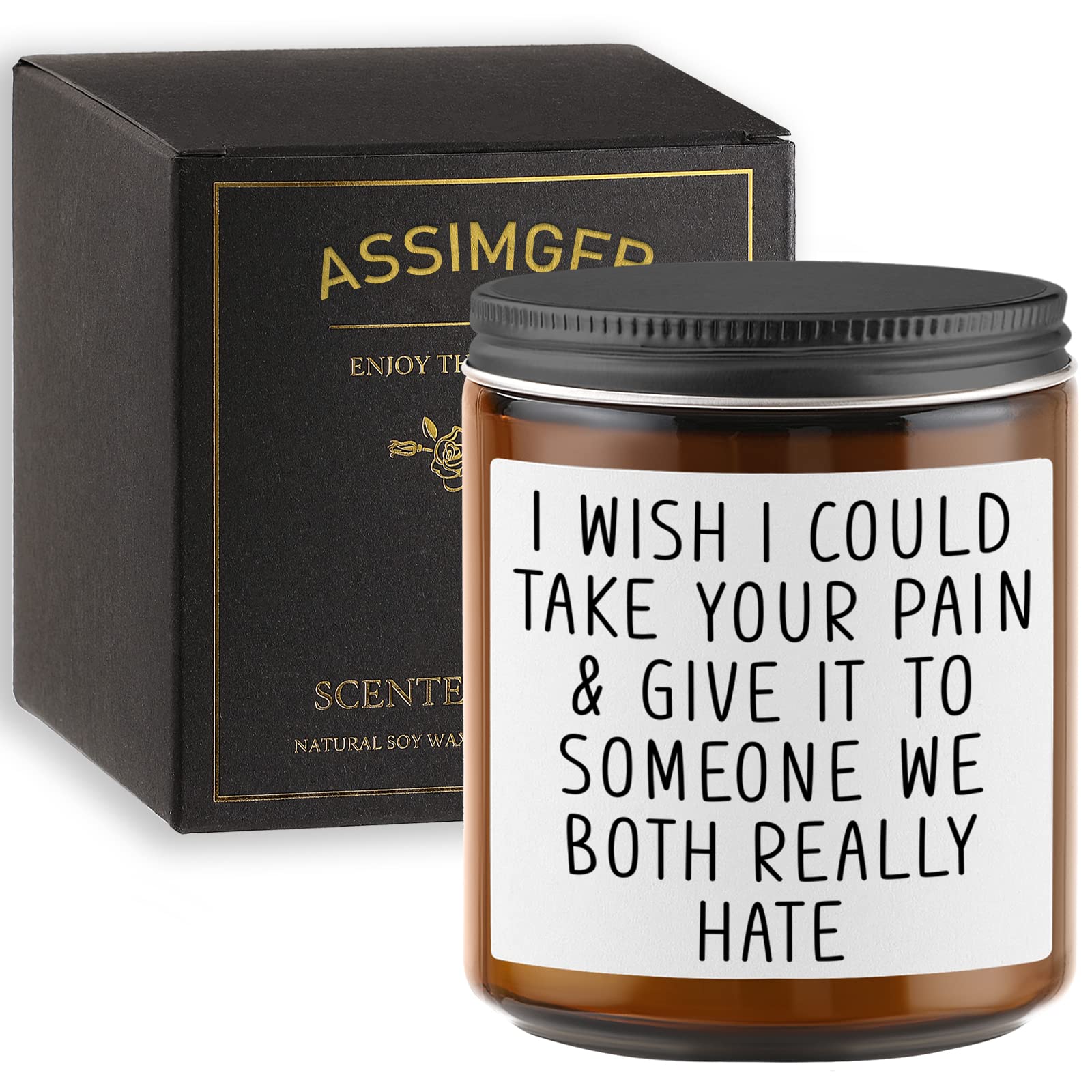 Get Well Soon Gifts for Women & Men - Thoughtful Sympathy Candles for Recovery After Surgery, Illness, or Loss - Inspirational Gifts for Cancer Patients, Grieving, Condolence, Divorce & Miscarriage - Perfect for Hospital Visits, Home Comfort & Emotional Support
