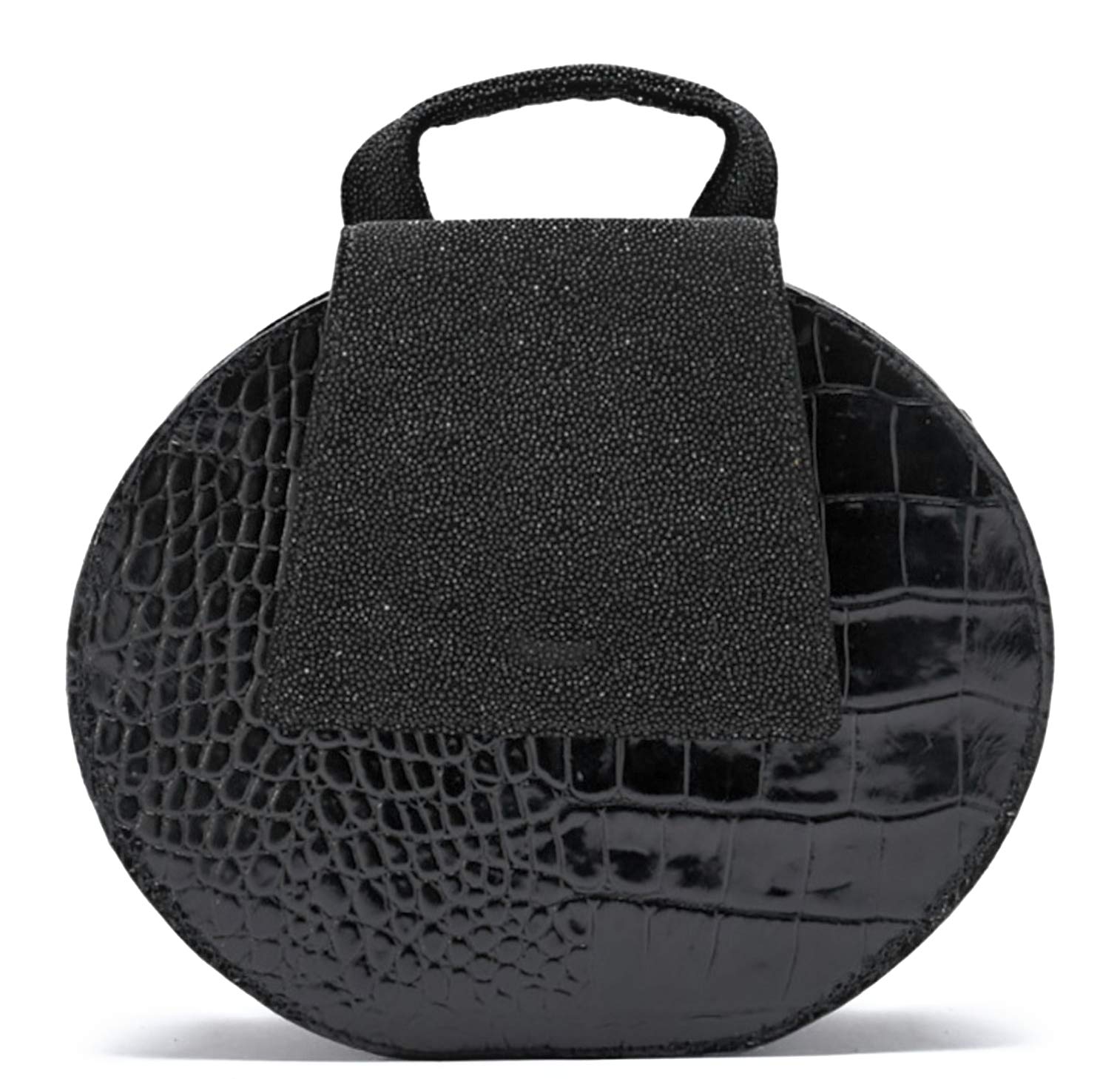 Hammitt Gregory Circle Embossed Leather Crossbody Bag for Women | Stylish Shoulder Purse with Adjustable Strap | Perfect for Work, Travel & Everyday Use