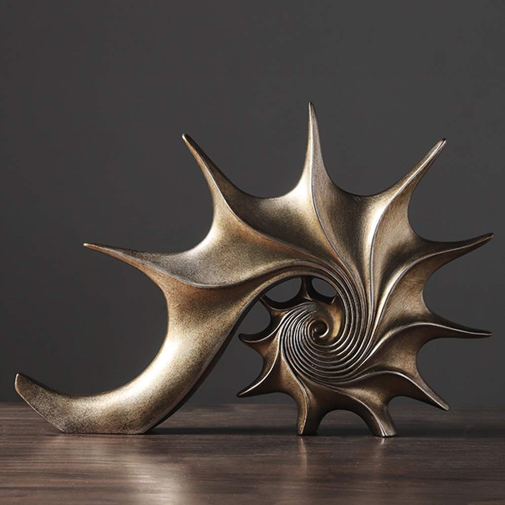 European Style Conch Wine Rack - Gold Metal Wine Holder & Display Shelf for Home Bar Decor | Perfect for Kitchen, Dining Room, Wine Cellar Storage & Gift Giving