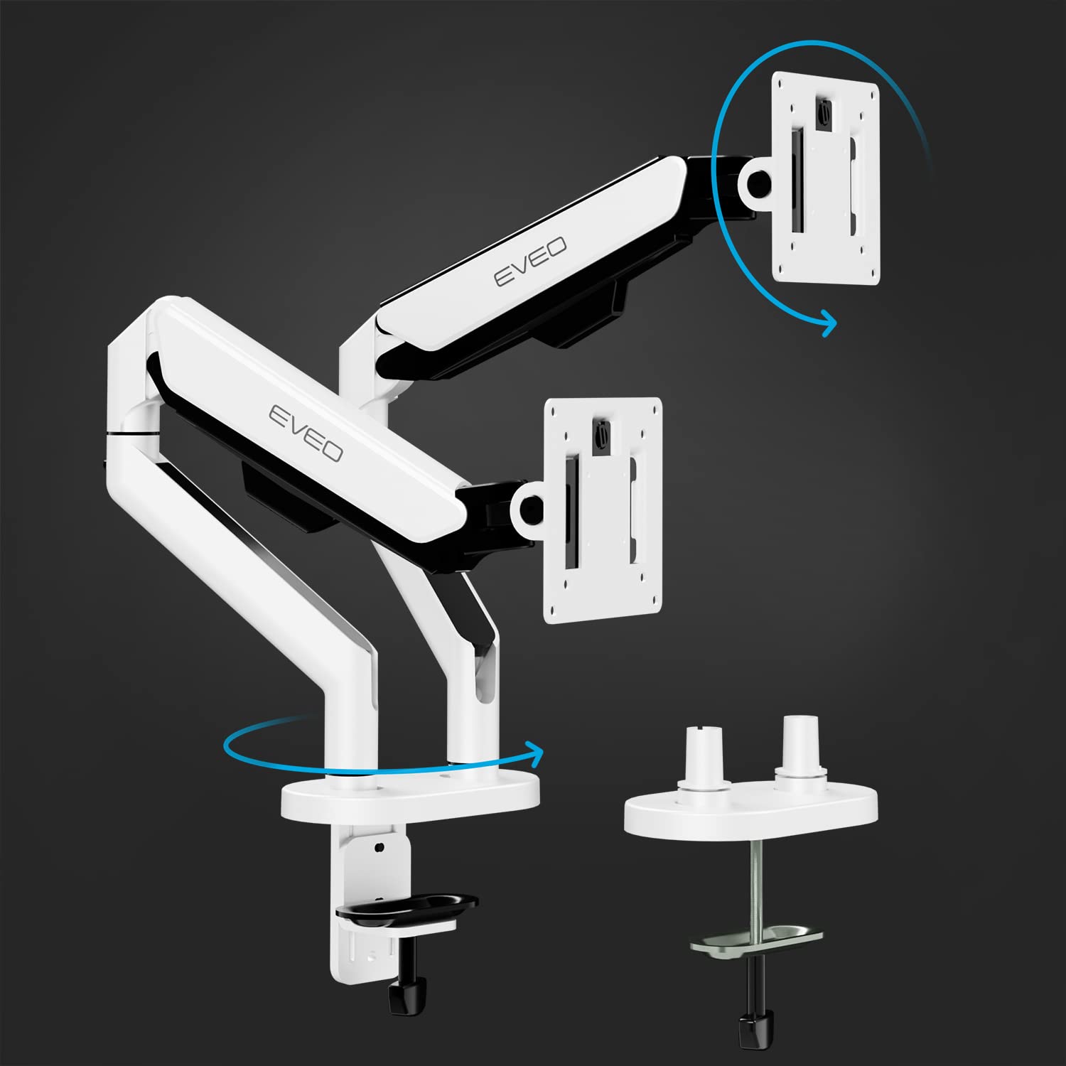 EVEO Premium Dual Monitor Stand for 14