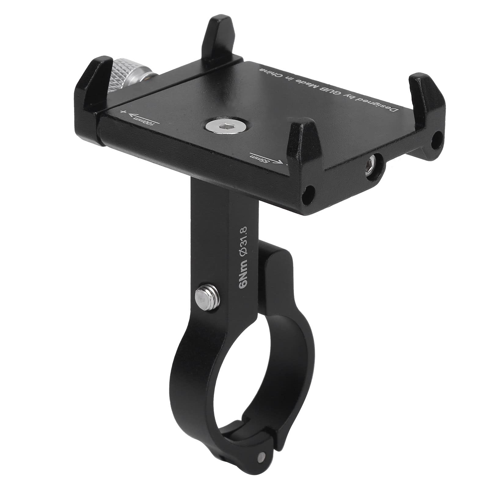 Evonecy Universal Aluminum Alloy Bike Phone Mount - Durable Handlebar Holder for Mountain/Road Bikes with Hex Wrench - Perfect for Cycling, Commuting & Outdoor Adventures
