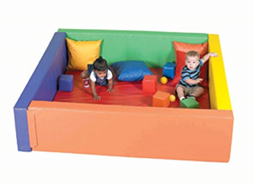 Children's Factory Lollipop Play Yard - Colorful Kids Indoor Playground & Rainbow Play Mat for Classrooms, Daycares, Preschools | Safe Toddler Play Area for Learning & Fun Activities