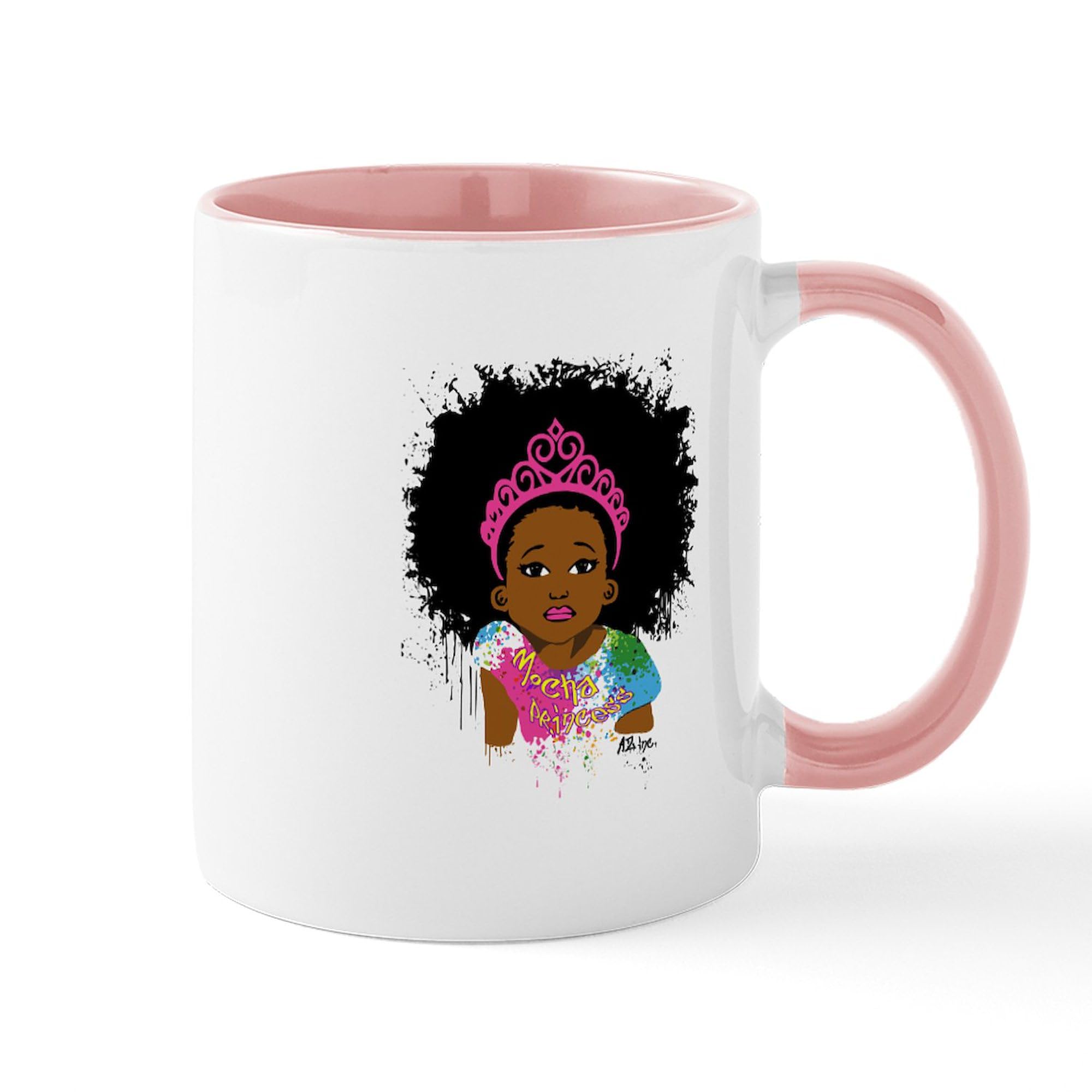 CafePress Mocha Princess 11 oz (325 ml) Ceramic Coffee Mug - Perfect for Tea, Hot Chocolate & Office Use