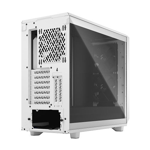 Meshify 2 Clear Tempered Glass E-ATX PC Case - White (Supports up to 285mm GPU) | Premium Gaming Computer Tower for High-End Builds & Custom Water Cooling Rigs