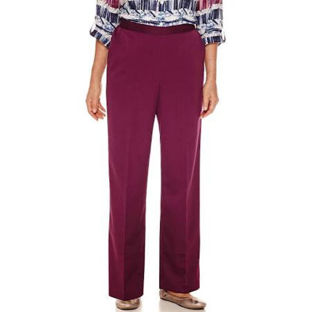 Alfred Dunner Women's Corduroy Pants - Comfortable Pull-on for Casual Wear