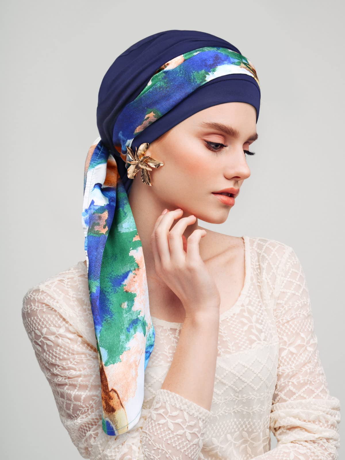 Chemo Headwear for Women - Soft Cancer Headwrap Scarf & Comfortable Hats for Hair Loss - Perfect for Daily Wear, Hospital Visits and Outdoor Activities