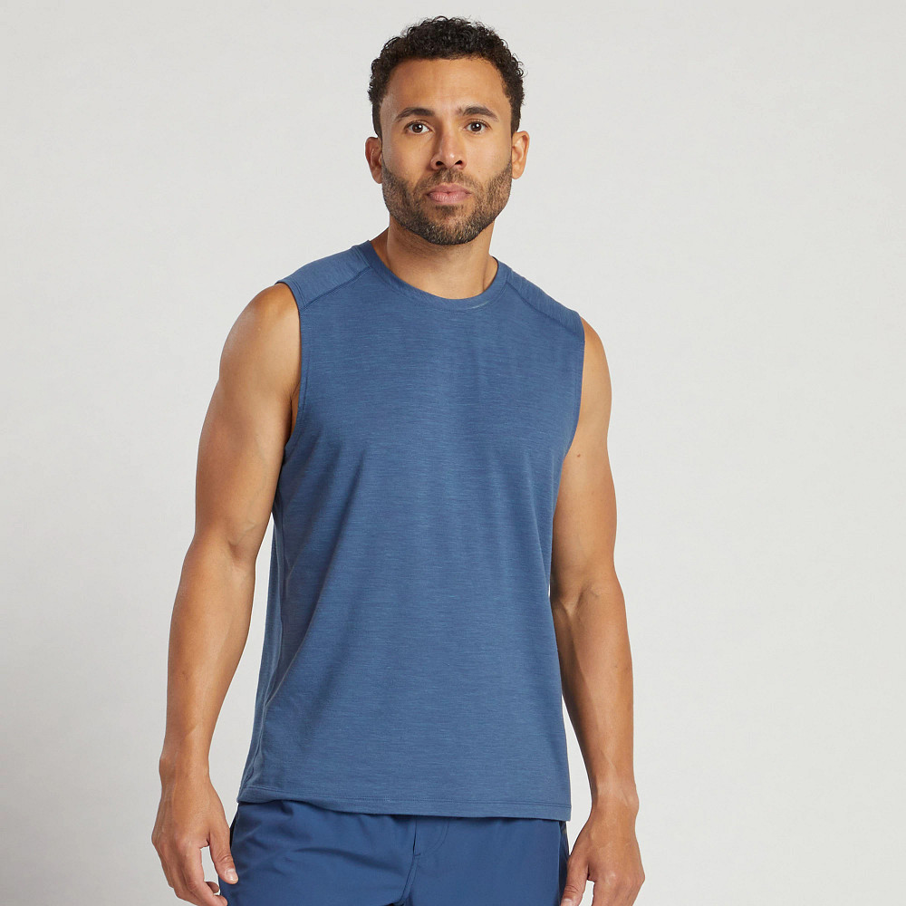 Korsa Men's Sleeveless Workout Shirt - Gym Training & Running Top for Active Lifestyle