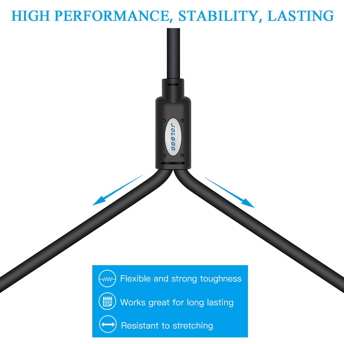 Professional XLR Splitter Cable - Dual Female to Male Y Splitter for Microphones & Audio Equipment (1.6ft/0.5m) - Perfect for Studio Recording, Live Performances & Podcasting
