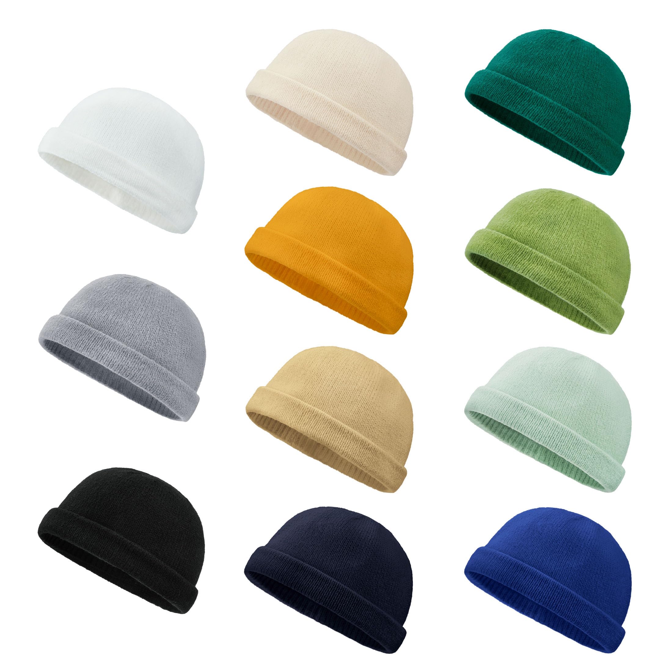 Croogo Winter Beanie Hat - Soft Knit Brimless Rolled Cuff Hat for Men & Women - Perfect for Skiing, Snowboarding, and Cold Weather Outdoor Activities