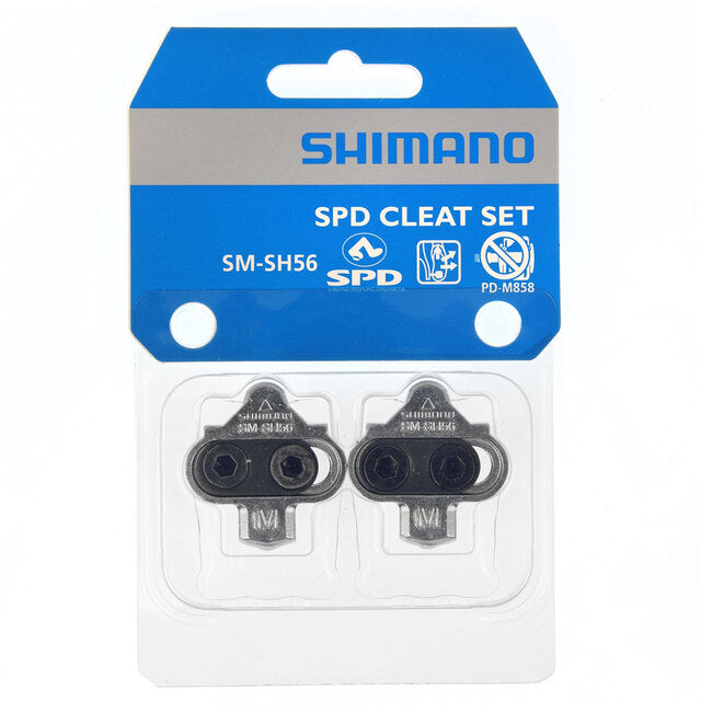 SM SH56 SPD Cleat Set (Pair) - Multi-Release Compatible with Shimano Pedals - No Nuts Included - Perfect for Cycling, Indoor Training & Road Biking