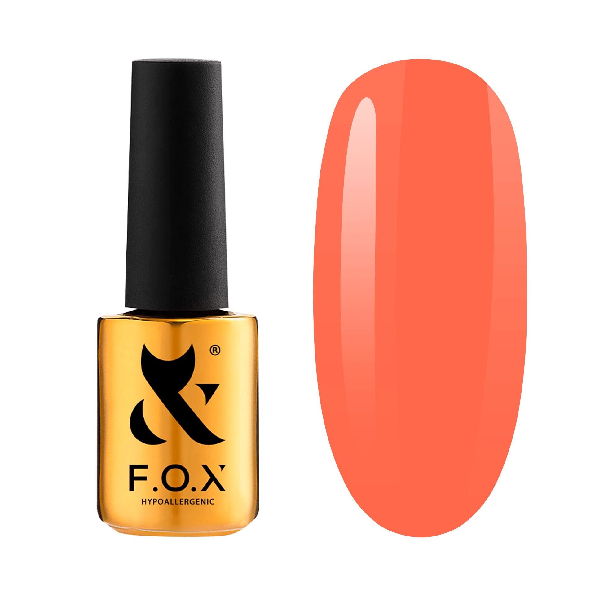 F.O.X Spectrum 070 Neon Nail Polish - 7ml Bottle for Professional Salon & Home Manicure - Vibrant UV Gel Polish for Nail Art & Design