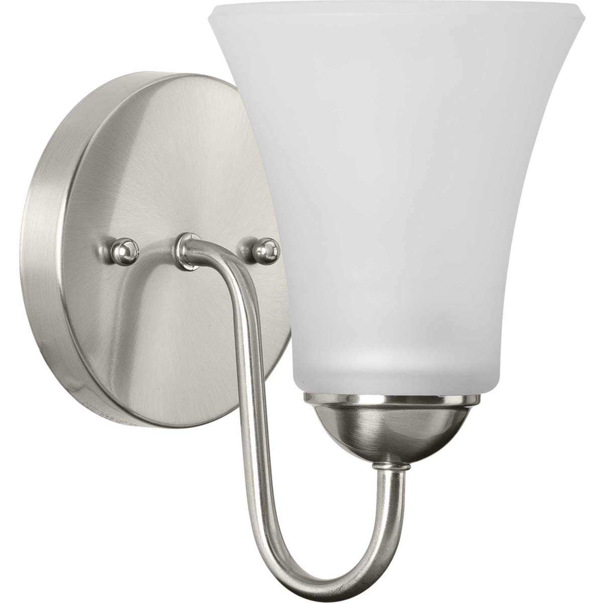 Progress Lighting Classic Collection One-Light Bath & Vanity Fixture - Elegant Bathroom Lighting for Mirrors & Vanities - Perfect for Home Renovation & Modern Decor