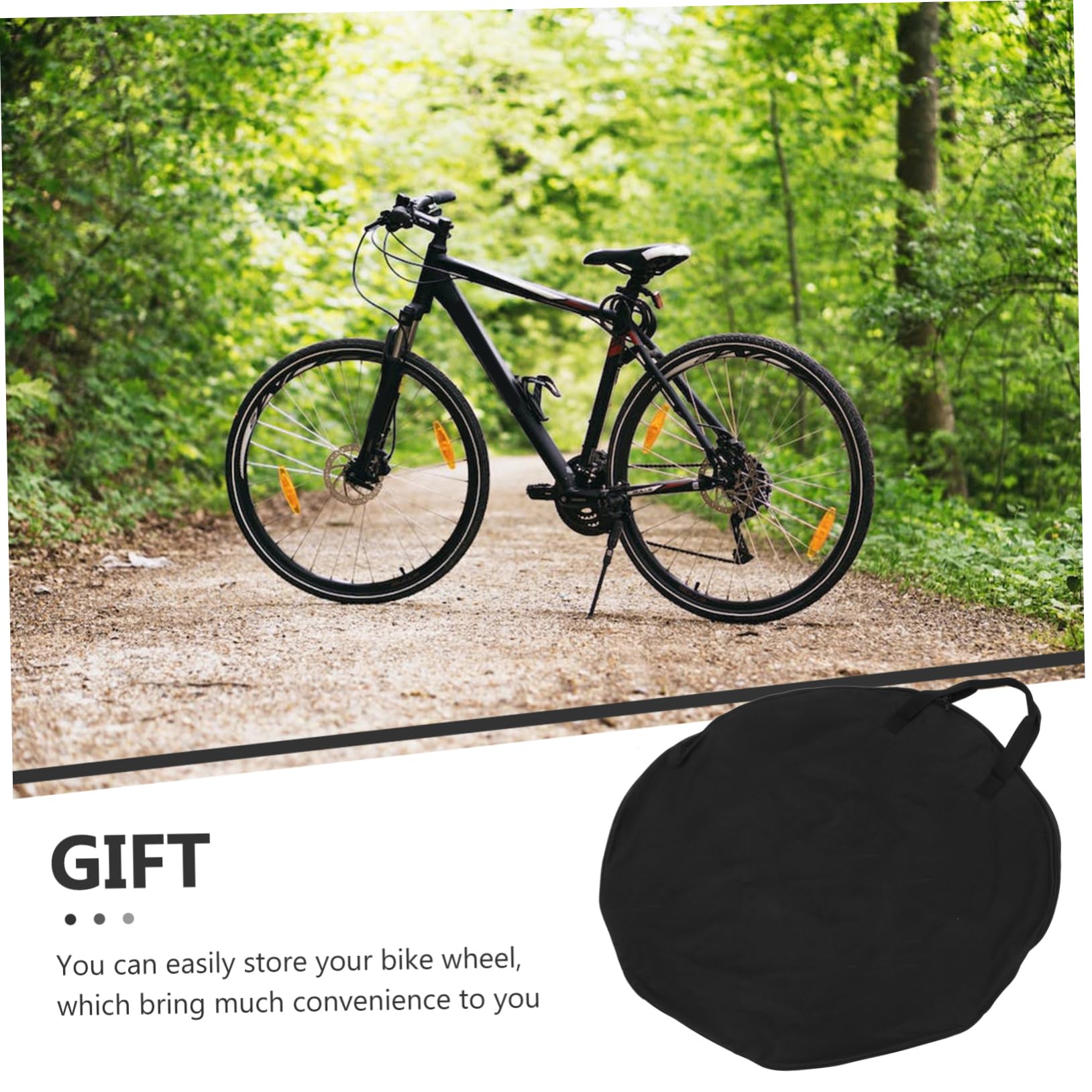 BESPORTBLE Reusable Bike Wheel Storage Bag with Handle - Durable Bike Wheel Holder for Easy Transport & Storage | Perfect for Cycling Enthusiasts, Bike Shops & Travel