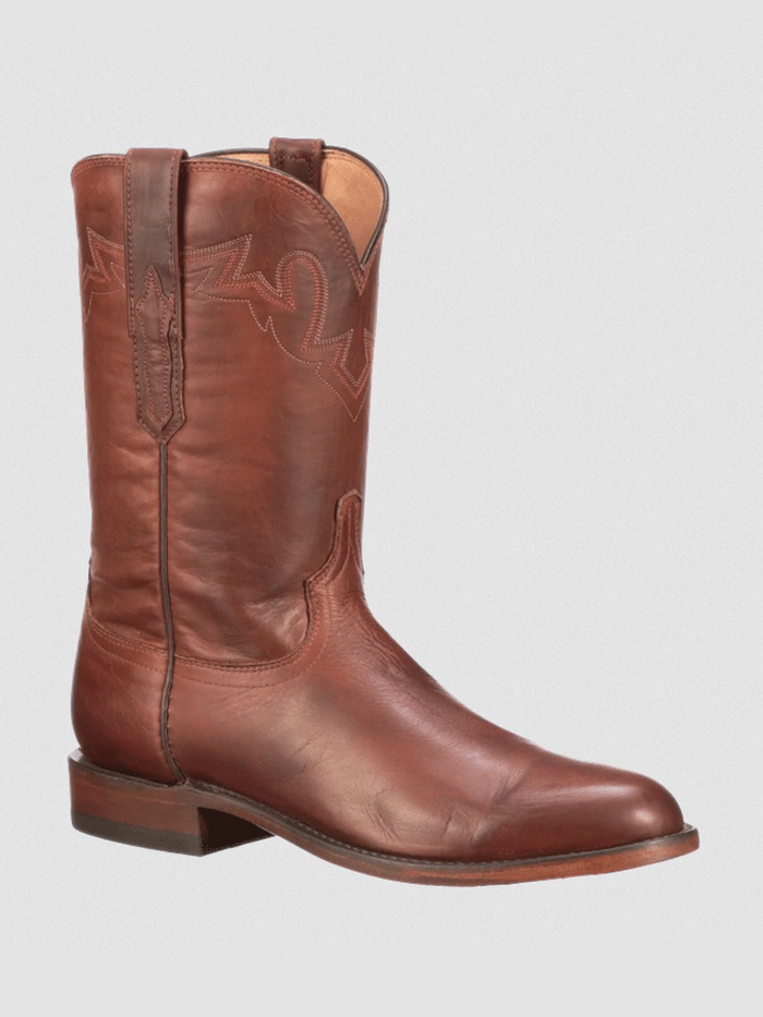 Lucchese CL6503.C2 Men's Sunset Roper Tan Ranch Hand Boots - Western Cowboy Boots for Men, Comfortable Roper Style for Riding, Work & Casual Wear