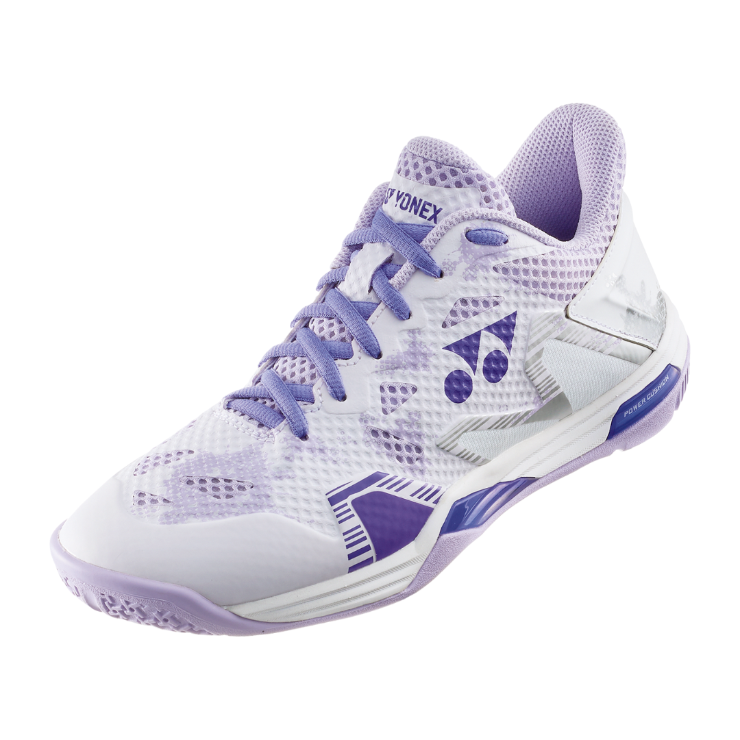 Yonex Power Cushion Eclipsion Z3 Women's Tennis Shoes - White & Purple - Lightweight Comfort for Court Performance | Perfect for Competitive Matches & Training Sessions