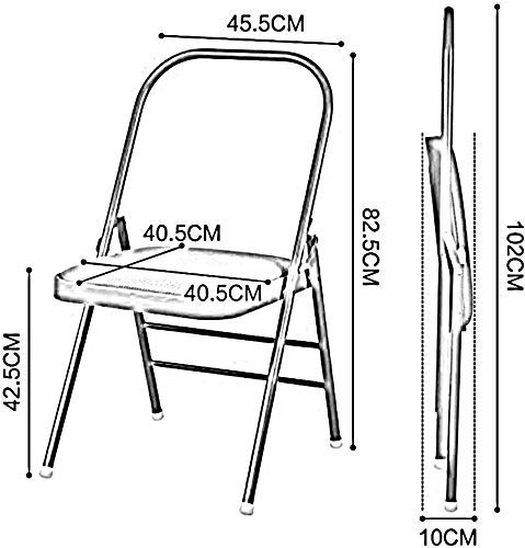 Modern Ergonomic Office Chair - PU Leather Cushion Folding Computer Desk Chair for Home, Study & Meetings | Comfortable Student & Work from Home Chair for Office, Dorm & Small Spaces