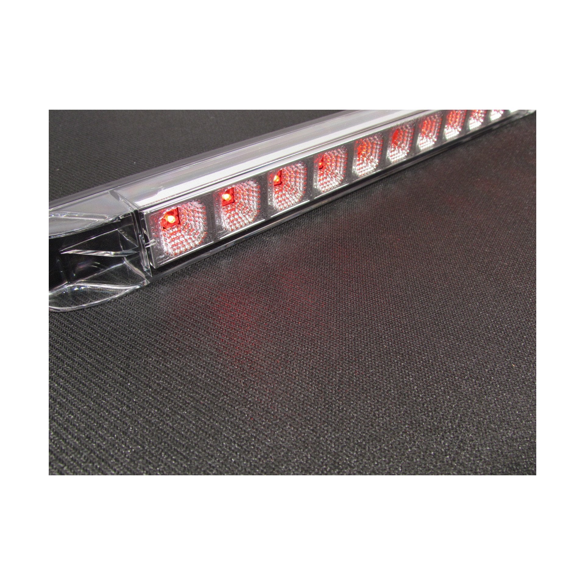 Fortpro 17 x 1 3/8 Inch LED Light Bar with 11 High-Power LEDs & Chrome Reflector - Perfect for Off-Road Trucks, ATVs, and Marine Boats Lighting