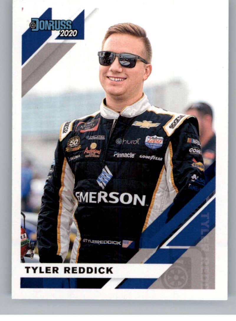 2020 Donruss Racing #58 Tyler Reddick NASCAR Trading Card - Emerson/Richard Childress Racing/Chevrolet - Collectible Sports Memorabilia for Racing Fans and Card Collectors (Perfect for Display, Trading, and Gifting)