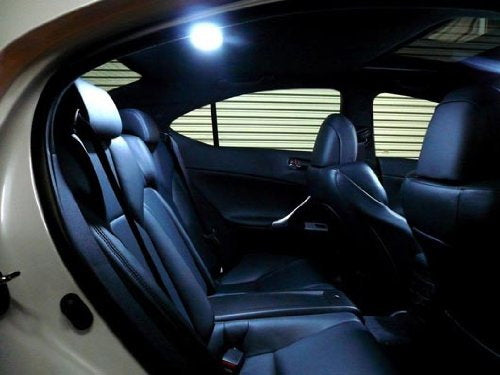 2-Pack White 12 SMD LED Bulbs for Car Interior Dome Lights - 1.25