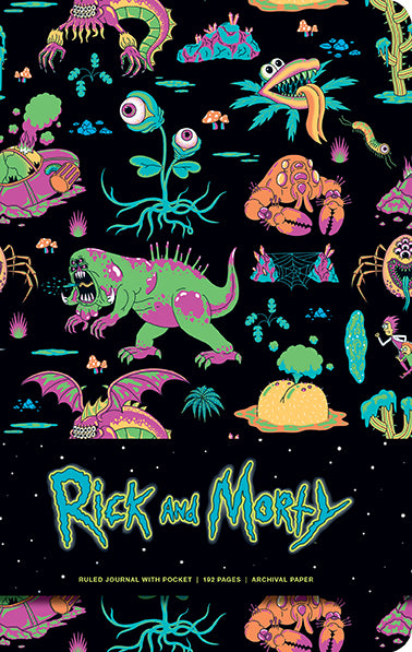 Rick and Morty Deluxe Hardcover Ruled Journal - Lined Notebook for Writing, Sketching & Note Taking - Perfect Gift for Fans, Students & Artists - Great for School, Work & Creative Projects
