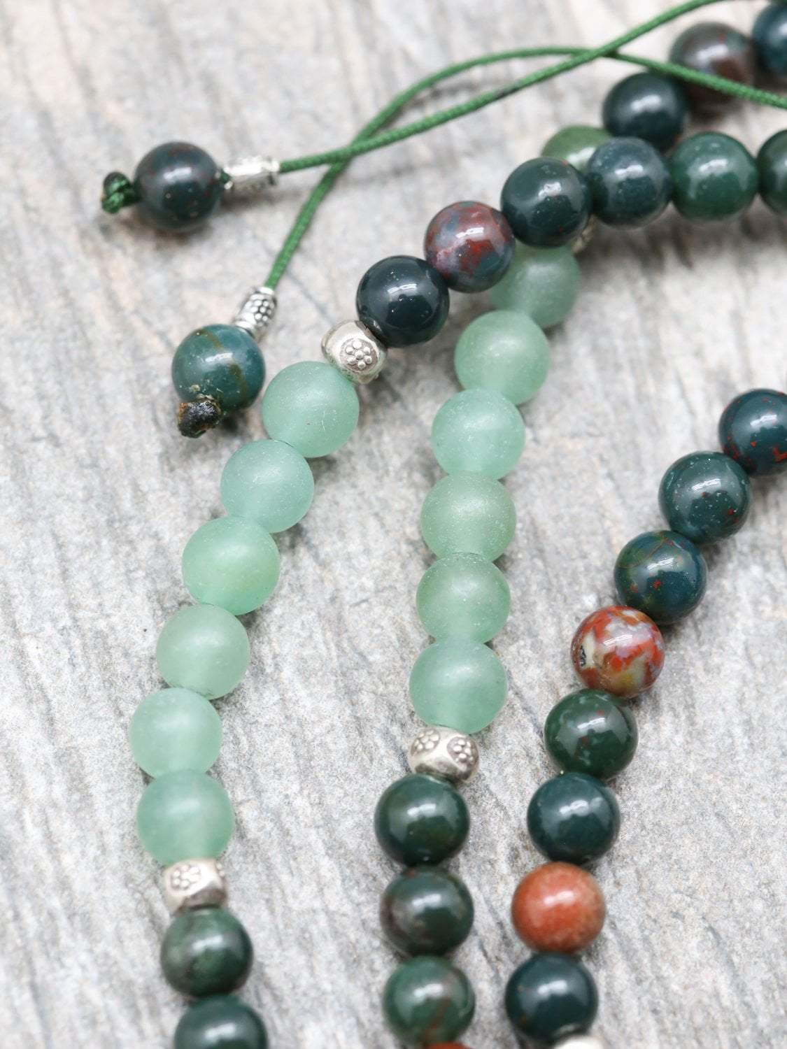 Green Heart Chakra Energy Mala Beads - 108 Healing Meditation Prayer Necklace for Spiritual Balance & Stress Relief | Perfect for Yoga, Reiki & Mindfulness Practices