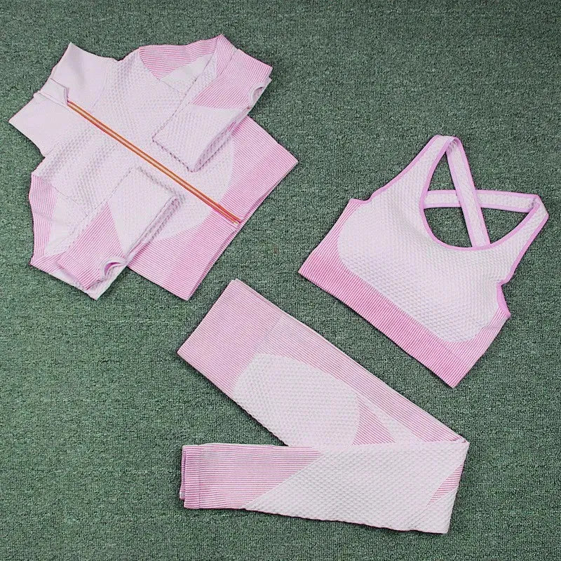 Seamless Long Sleeve Yoga Outfits for Women - 2 or 3 Piece Workout Sets | Gym, Running & Fitness Clothes | Perfect for Yoga, Pilates & Active Lifestyles