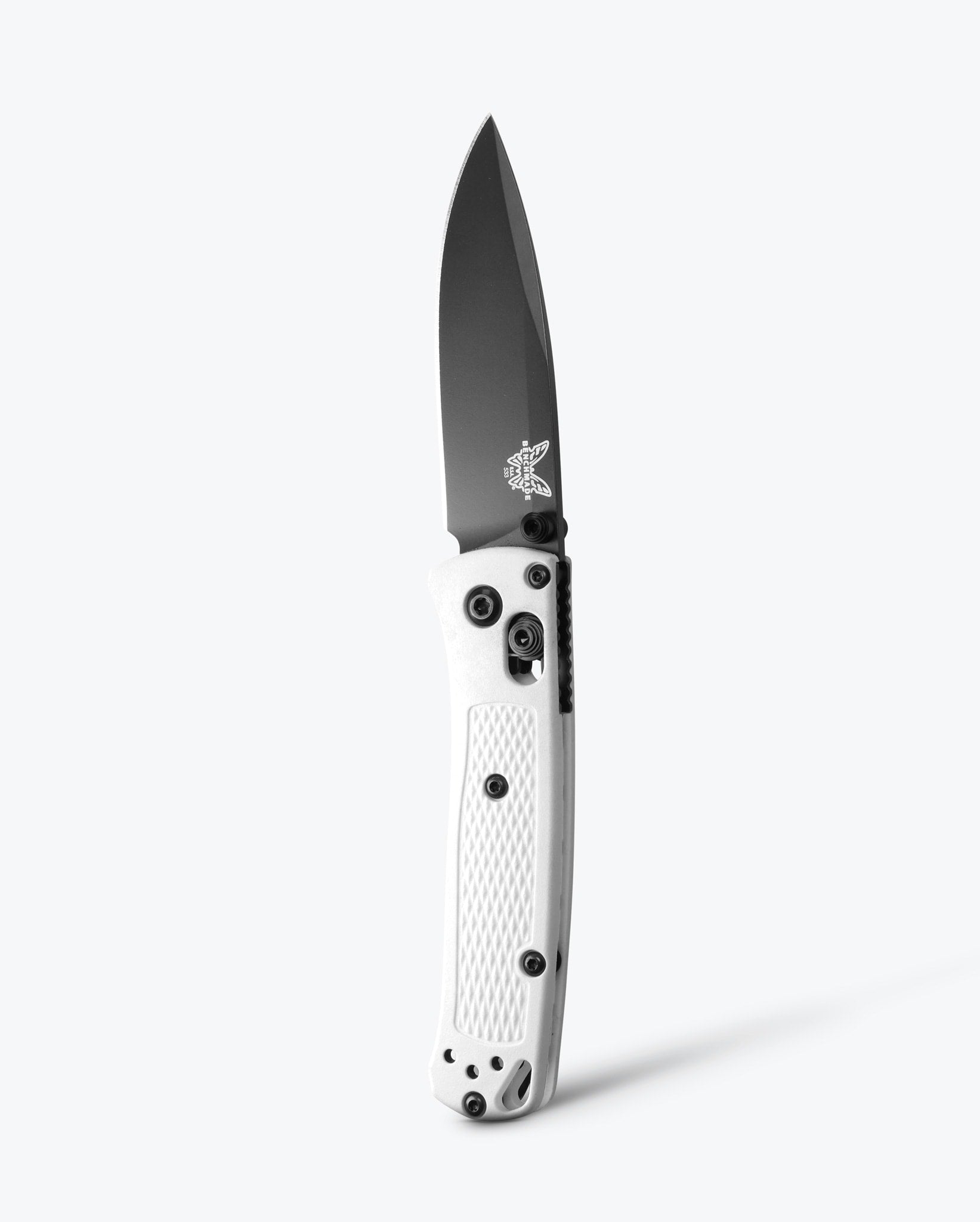 Benchmade Mini Bugout® Folding Knife - White Grivory® Handle, EDC Pocket Knife for Outdoor, Camping & Everyday Carry