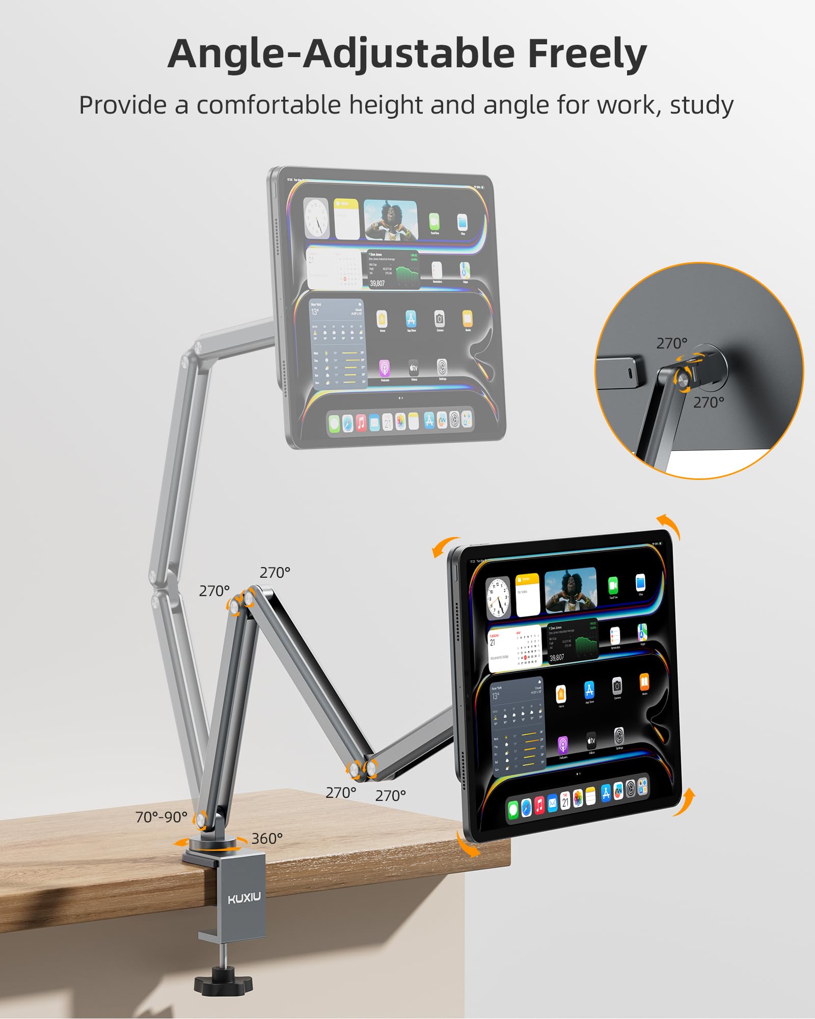 KU XIU Magnetic Wireless Charging Stand for iPad Pro 11