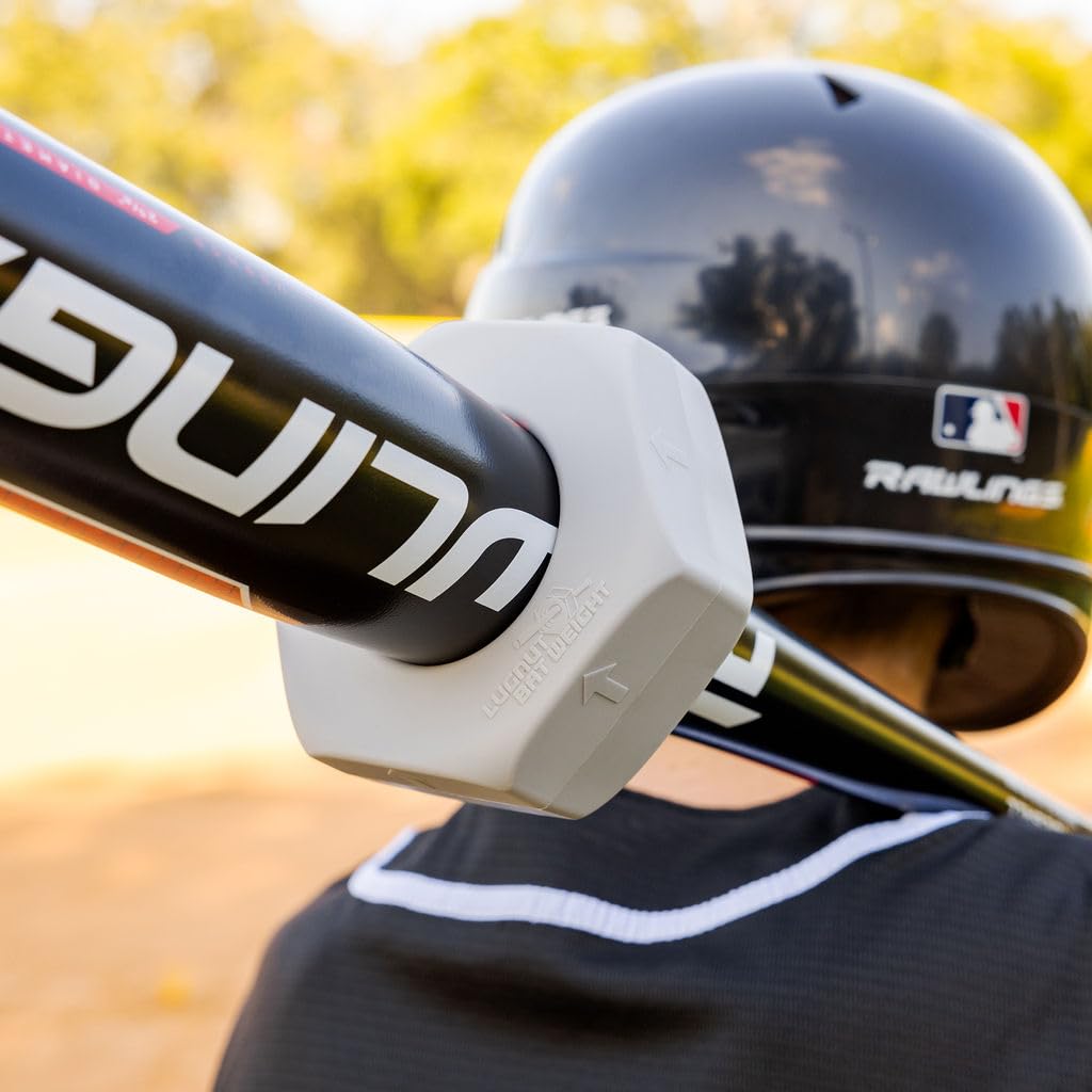 LugNut Bat Weight for Baseball & Softball Training - Youth & Kids Batting Donut Weight - Improve Swing Speed & Power - Perfect for Baseball Practice, Batting Drills & Hitting Exercises