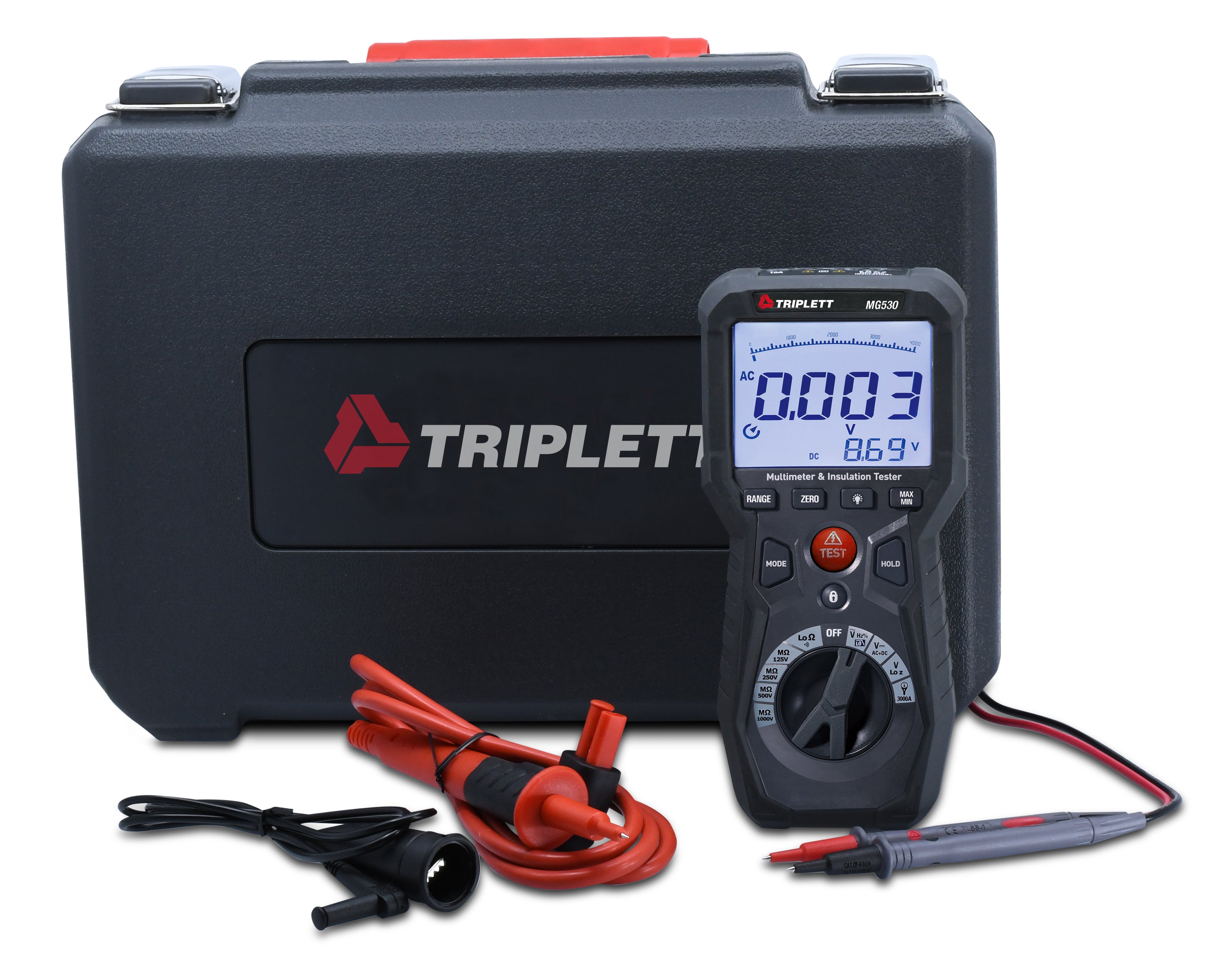 MG530 Digital Insulation Tester and Multimeter - Professional Electrical Testing Tool for Home, Industrial & HVAC Maintenance