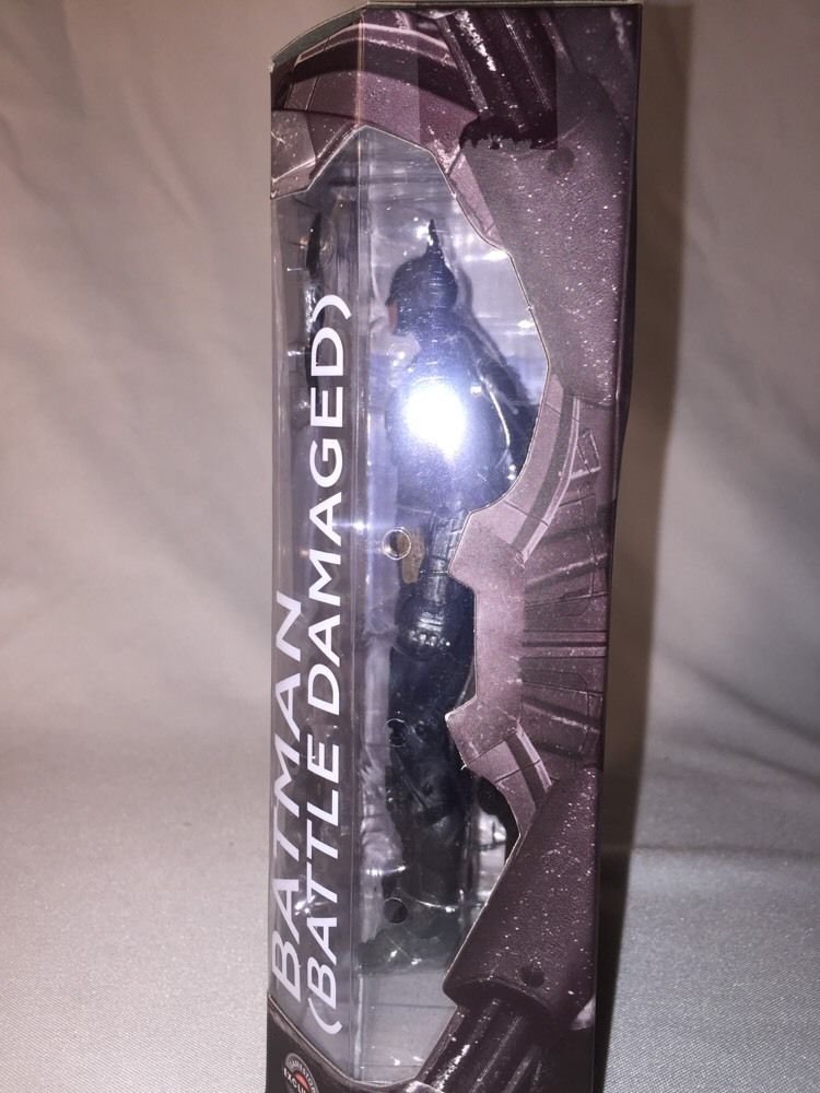 Arkham Knight Battle Damaged Batman Action Figure - Premium Collectible DC Comics Superhero Toy for Display & Role Play