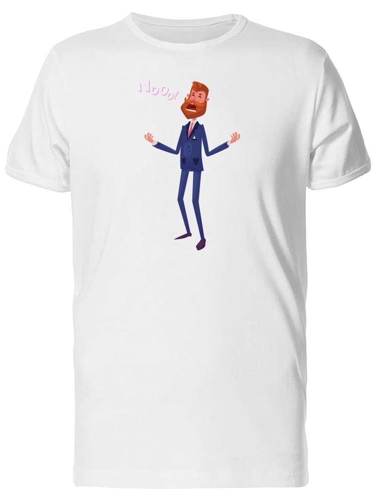 Angry Business Man T-Shirt for Men - Funny Office Humor Tee - Perfect for Casual Wear, Work, and Gifts