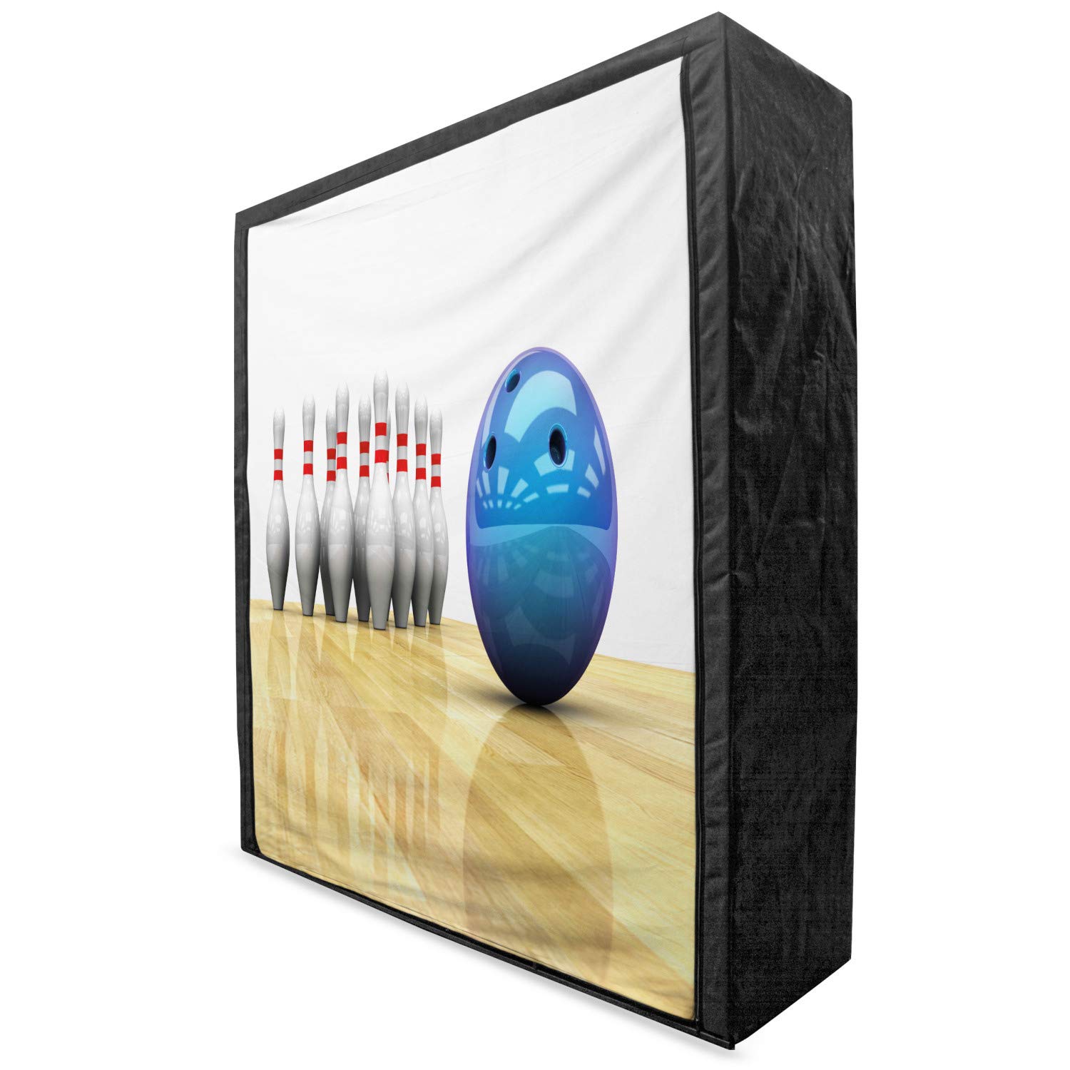 Ambesonne Bowling Party Portable Fabric Wardrobe - 59