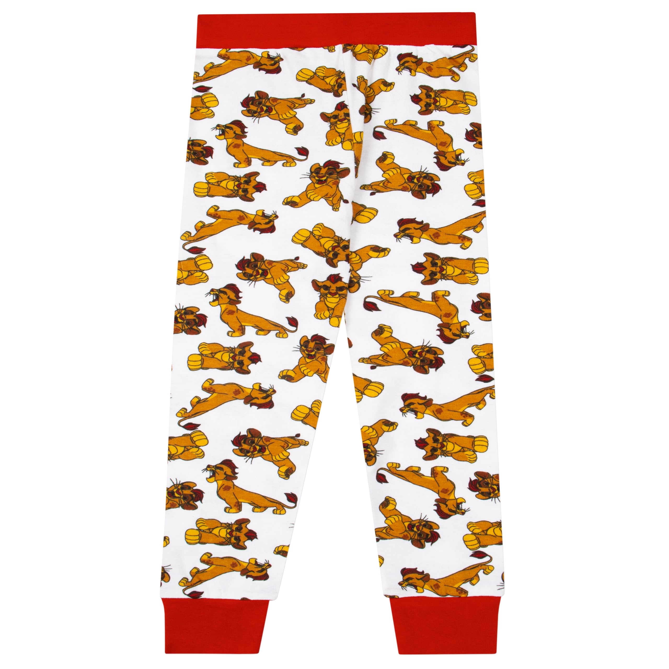 Disney The Lion King Boys' Pajama Set - Lion Guard 2-Piece Sleepwear for Kids 18 Months to 8 Years | Soft & Comfortable Cotton PJs for Bedtime & Lounging | Official Disney Merchandise
